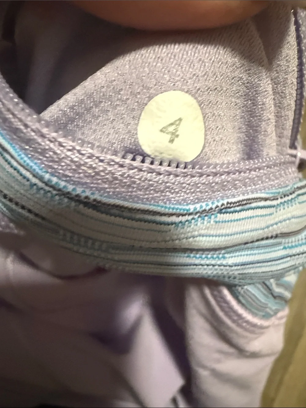 lululemon athletica Lilac Skort with Striped Waistband